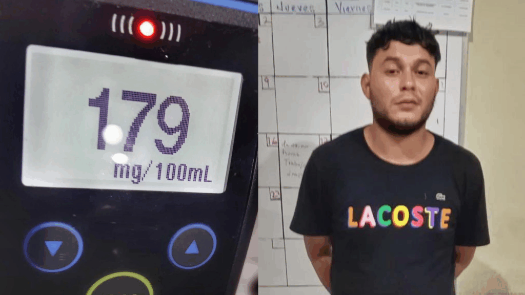 PNC CAPTURA A DOS CONDUCTORES EN ESTADO DE EBRIEDAD EN LA PAZ Y MORAZÁN