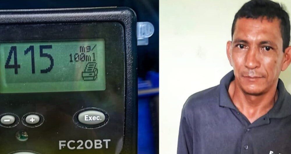 HOMBRE ES CAPTURADO CON 415° DE ALCOHOL EN LA LIBERTAD