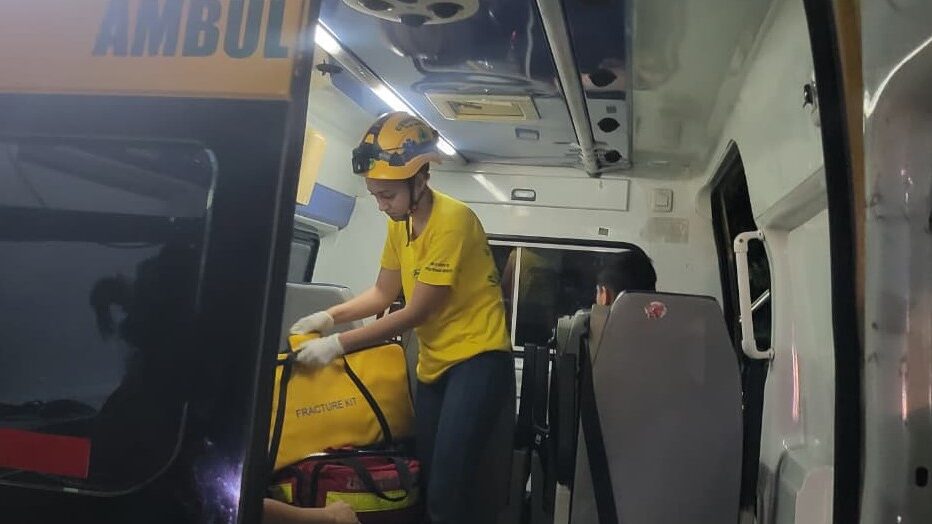 MOTOCICLISTA RESULTA GRAVEMENTE LESIONADO EN ACCIDENTE EN SAN RAFAEL OBRAJUELO