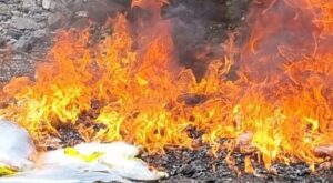 AUTORIDADES DE LA FGR Y LA PNC DESTRUYEN DROGA INCAUTADA ENTRE 2020 Y 2025