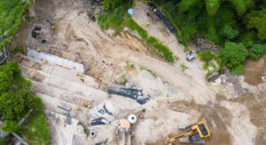 MOP AVANZA EN MITIGACIÓN DE CÁRCAVA EN LA CAMPANERA, SOYAPANGO