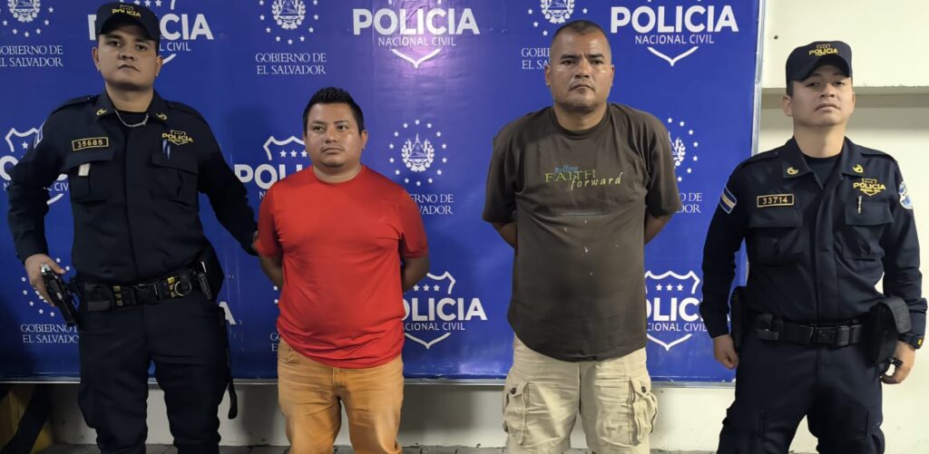 DOS HOMBRES SON DETENIDOS POR AGREDIR A MIEMBRO DEL CAM EN UN TALLER DE SAN SALVADOR