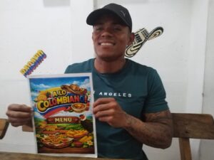 MICHELL MERCADO TRAE EL SABOR COLOMBIANO A SAN SALVADOR CON «A LO COLOMBIANO»