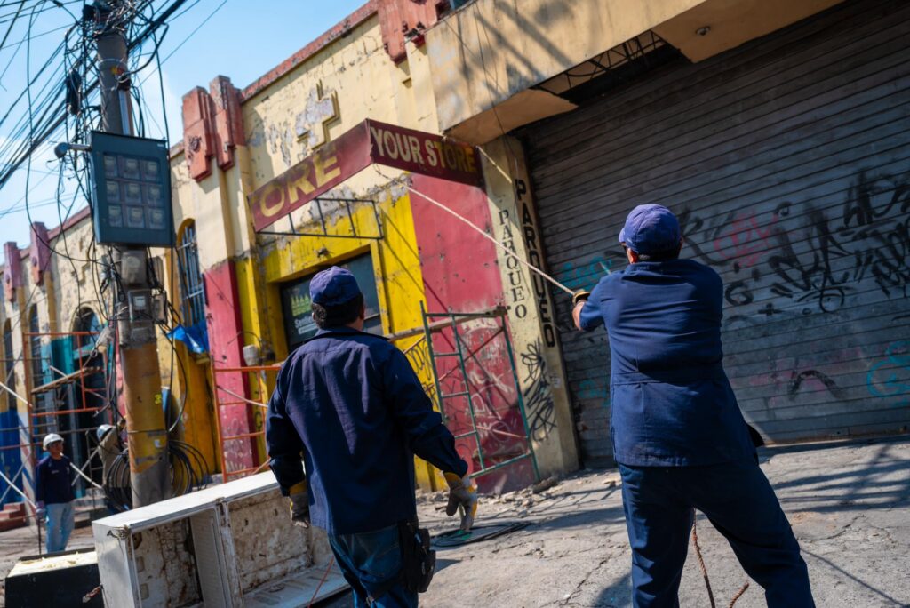 AVANZAN TRABAJOS DE REVITALIZACIÓN EN EL CENTRO HISTÓRICO
