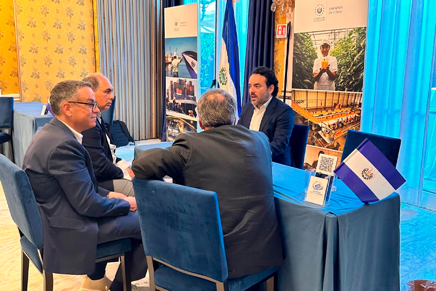 EL SALVADOR PROMUEVE OPORTUNIDADES DE NEGOCIO Y TURISMO ANTE EMPRESARIOS ITALIANOS