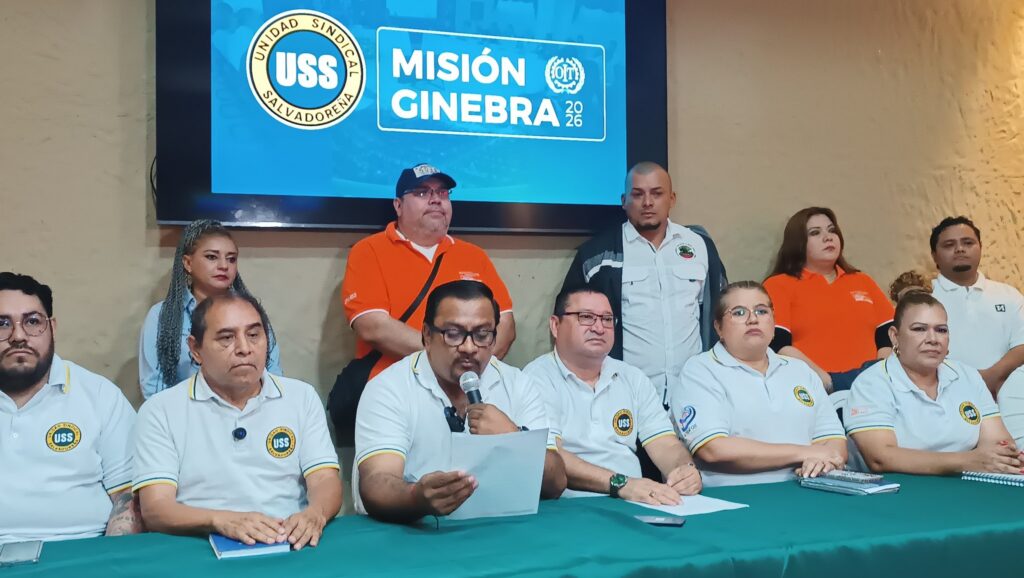 REPRESENTANTES SINDICALES DESTACAN AVANCES LABORALES QUE PRESENTARÁ EL SALVADOR EN GINEBRA 2026