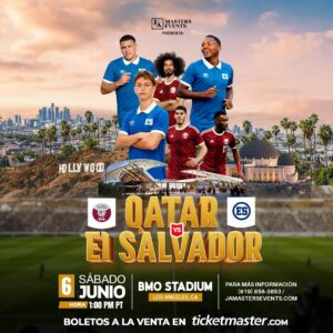 EL SALVADOR SE MEDIRÁ ANTE CATAR EN PARTIDO INTERNACIONAL EN LOS ÁNGELES