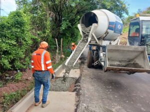 OBRAS DE MITIGACIÓN AVANZAN EN LA CALLE HACIA EL PILÓN, EN LA UNIÓN