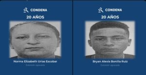 DOS PERSONAS RECIBEN 20 AÑOS DE PRISIÓN POR EXTORSIONAR A UNA VÍCTIMA EN LA PAZ