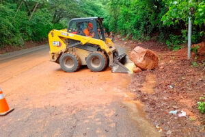 MOP REPORTA MÁS DE 100 ÁRBOLES CAÍDOS Y 88 VÍAS OBSTRUIDAS