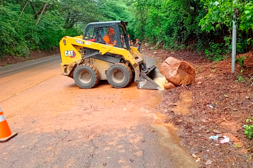 MOP REPORTA MÁS DE 100 ÁRBOLES CAÍDOS Y 88 VÍAS OBSTRUIDAS
