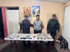 ALLANAMIENTOS EN SAN JACINTO DEJAN INCAUTACIÓN DE DROGAS, ARMAS Y EQUIPO UTILIZADO PARA DOSIFICAR