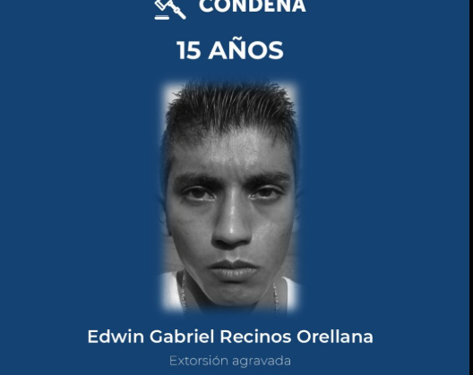 PANDILLERO DE LA MS-13 RECIBE 15 AÑOS DE CÁRCEL POR EXTORSIONAR A COMERCIANTE