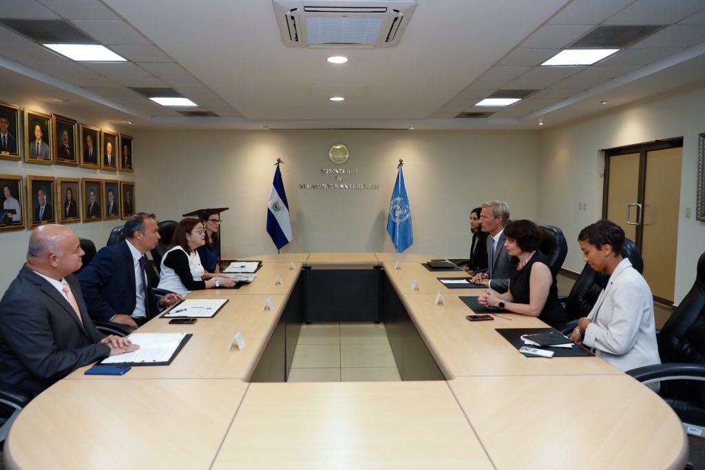 CANCILLER Y PMA FORTALECEN COOPERACIÓN PARA IMPULSAR LA SEGURIDAD ALIMENTARIA EN EL SALVADOR