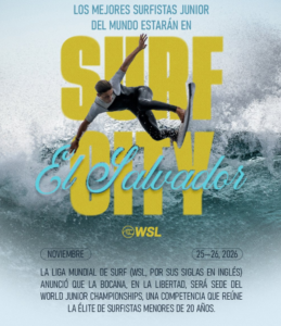 EL SALVADOR RECIBIRÁ A LOS MEJORES SURFISTAS JUVENILES EN EL WORLD JUNIOR CHAMPIONSHIPS