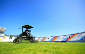 INDES REPORTA 90% DE RECUPERACIÓN EN LA CANCHA DEL ESTADIO “MÁGICO” GONZÁLEZ