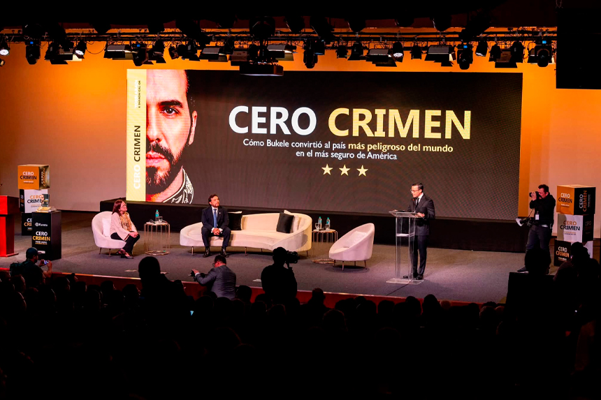 EL SALVADOR DESTACA SU TRANSFORMACIÓN EN SEGURIDAD CON EL LANZAMIENTO DEL LIBRO “CERO CRIMEN”