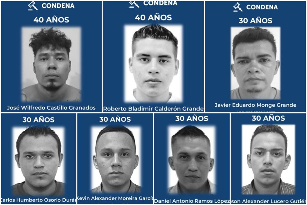 SIETE PANDILLEROS DE LA 18 SON CONDENADOS POR OPERAR EN AGUILARES