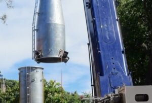 INSTALAN LA NOVENA TORRE DEL AEROCABLE EN MEJICANOS PARA MEJORAR LA MOVILIDAD