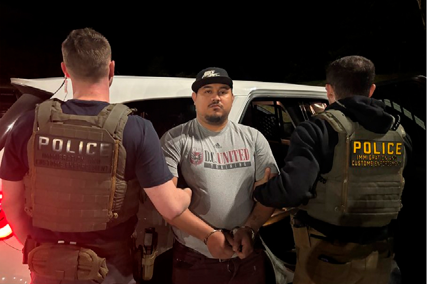 CAPTURAN EN VIRGINIA A SALVADOREÑO REQUERIDO POR HOMICIDIO AGRAVADO